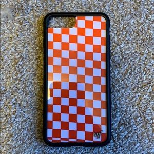 iPhone 6/6s/7/8 PLUS red checkered print case